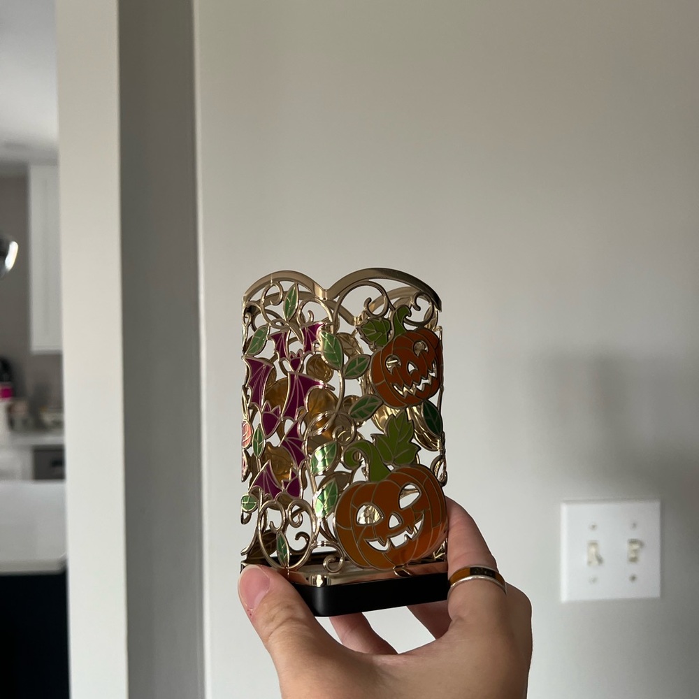 BBW Halloween Pumpkin Candle Holder